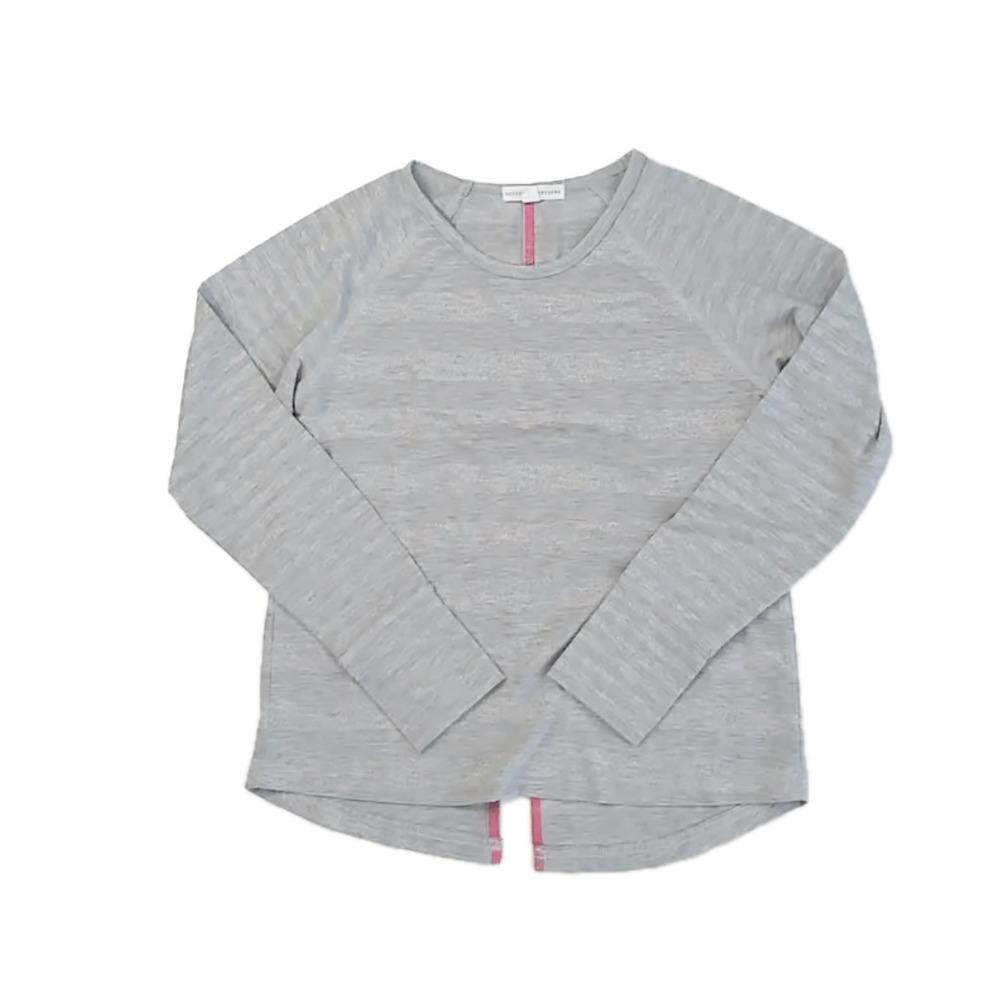 Rockets of Awesome Girls Silver Long Sleeve T-Shirt size: 7 Years